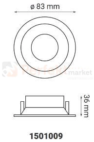oprawa_halogenowa oprawa_stała okrągła czarna podtynkowa wpuszczana oświetlenie_led oprawa_led oświetlenie żarówki_led lampy_sufitowe halogeny_led oprawy_do_łazienki lampa_led crosti pero 150109 wymiary perfektmarket