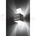 lampa_ścienna kinkiet biała g9 nowoczesna minimalizm design lampa kwadratowa plafon LED loreto biały perfektmarket SL.0203