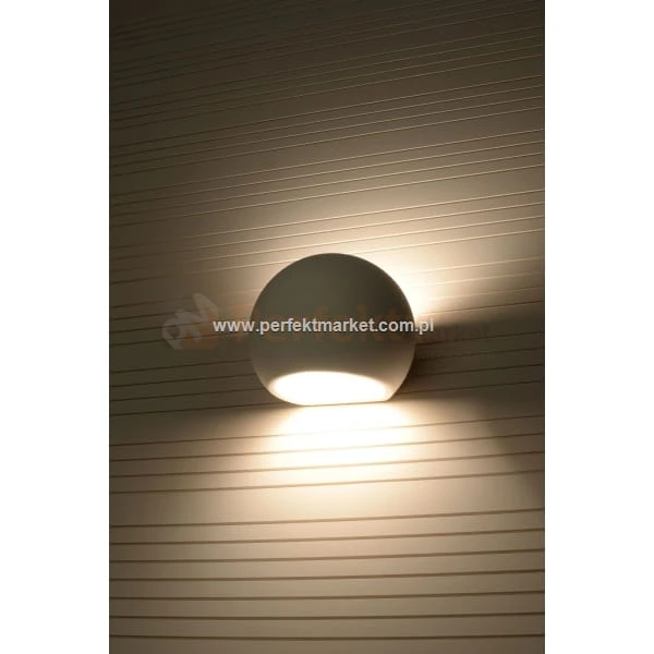 Kinkiet ścienny ceramiczny do malowania kula Globe okrągły nowoczesny oswietlenie led perfektmarket
