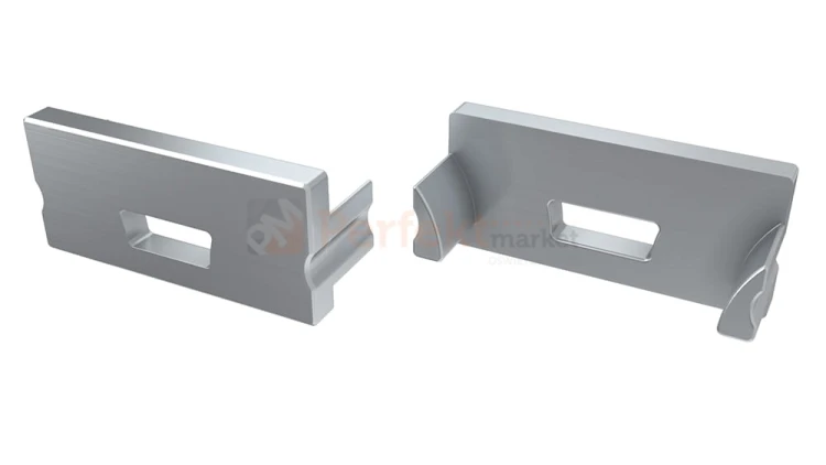 zaślepka do profili aluminiowych terra z_otworem perfektmarket led oświetlenie_led listwy_led szara