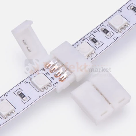 Złączka zaciskowa RGB LED łącznik klik 10mm 4pin perfektmarket ID-0022.jpg