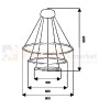 Lampa sufitowa  room crystal oświetlenie_LED led Orion rozmiar wymiary White 503 circle Milagro perfektmarket.jpg