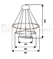Lampa sufitowa  room crystal oświetlenie_LED led Orion rozmiar wymiary White 503 circle Milagro perfektmarket.jpg