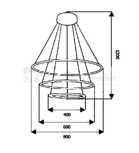 Lampa sufitowa  room crystal oświetlenie_LED led Orion rozmiar wymiary White 503 circle Milagro perfektmarket.jpg