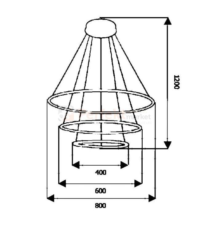 Lampa sufitowa  room crystal oświetlenie_LED led Orion rozmiar wymiary White 503 circle Milagro perfektmarket.jpg