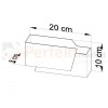 lampa_ścienna kinkiet biała nowoczesna minimalizm perfektmarket design lampa sufitowa kwadratowa plafon LED linea biały perfektmarket SL.0394 sklep_olsztyn.jpga