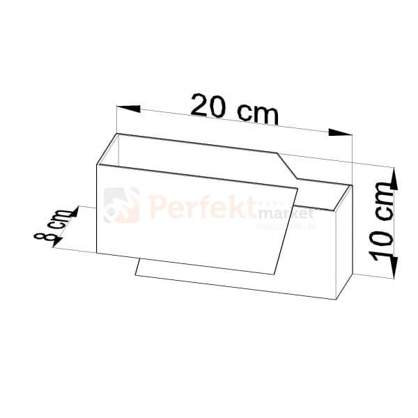 lampa_ścienna kinkiet biała nowoczesna minimalizm perfektmarket design lampa sufitowa kwadratowa plafon LED linea biały perfektmarket SL.0394 sklep_olsztyn.jpga