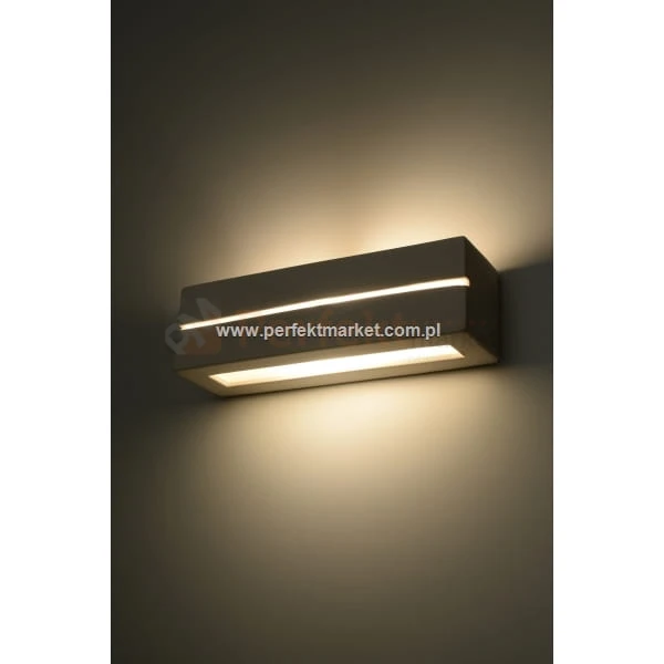 Kinkiet ceramiczny do malowania Vega Line SL.0231 lampa ścienna perfektmarket led oswielenie
