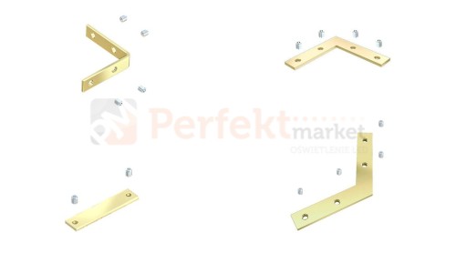 łączenie profilu aluminiowego LED pod kątem łącznik kątowy 90 stopni poprzeczny perfektmarket oświetlenie LED