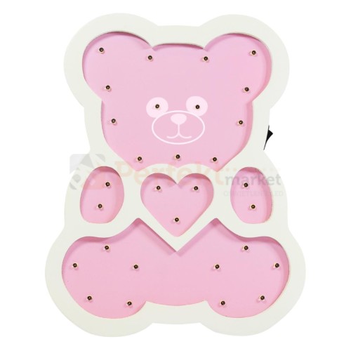 lampka dziecięca drewniana led mis rozowy na baterie aa polux 310668 perfektmarket ol.jpg