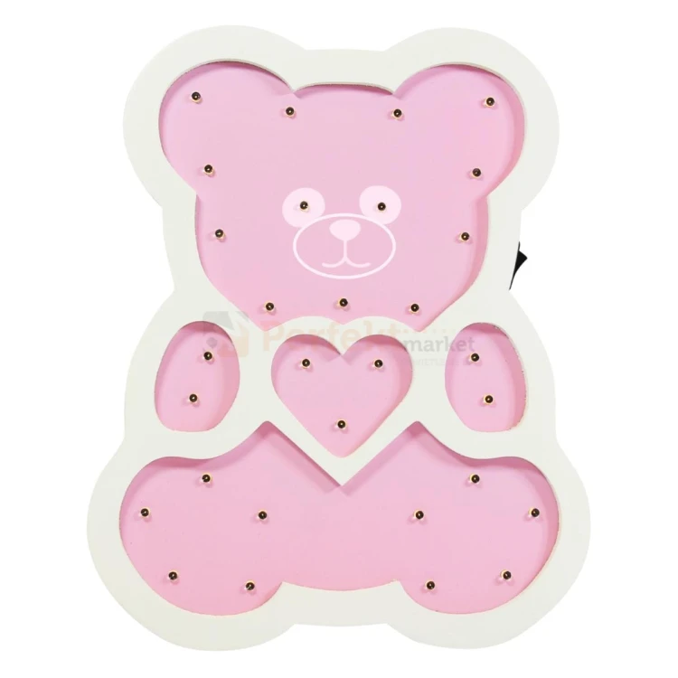 lampka dziecięca drewniana led mis rozowy na baterie aa polux 310668 perfektmarket ol.jpg