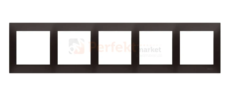 DR5/46 Simon 54 Premium ramka 5_krotna antracyt metalizowany perfektmarket