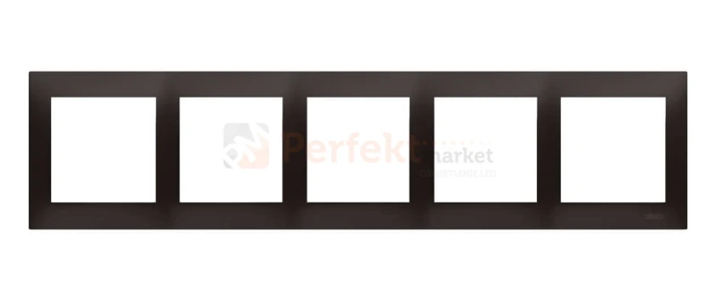 DR5/46 Simon 54 Premium ramka 5_krotna antracyt metalizowany perfektmarket