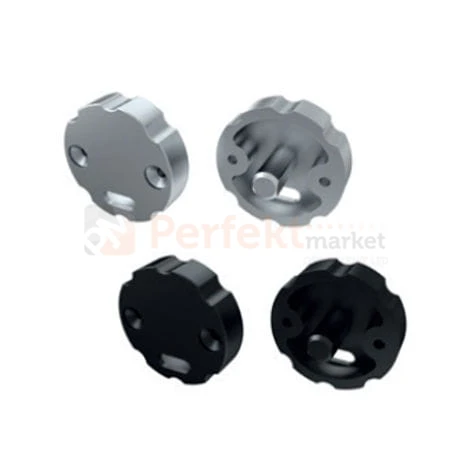 zaślepka regulacyjna aluminiowa do profilu LED typu cosmoz otworem czarna srebrna oświetlenie_led perfektmarkat.jpg