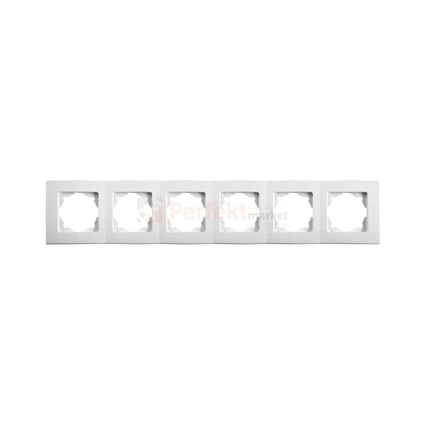 ramka 6-krotna viko panasonic linnera gniazdko łącznik włącznik oświetlenie oświetlenie_led biała prosta klasyczna minimalizm minimalistyczna perfektmarket perfekt_market 90480006