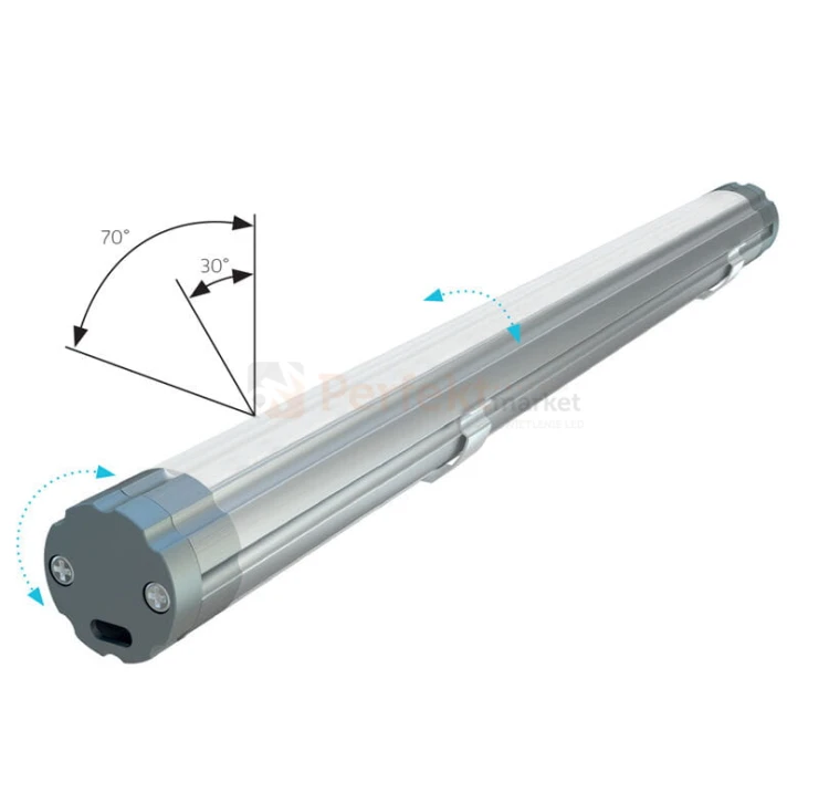 zaślepka aluminiowa do profilu LED typu cosmoz otworem czarna srebrna oświetlenie_led perfektmarkat schemat