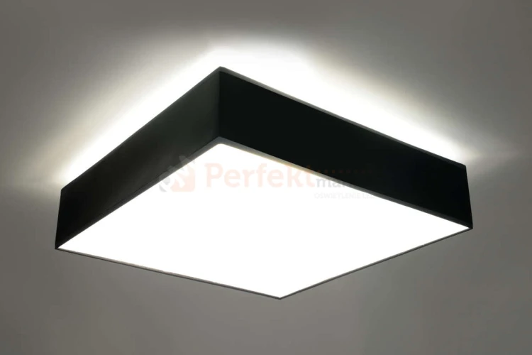 nowoczesna minimalizm perfektmarket design lampa sufitowa kwadratowa plafon LED horus 45 czarny light.jpg
