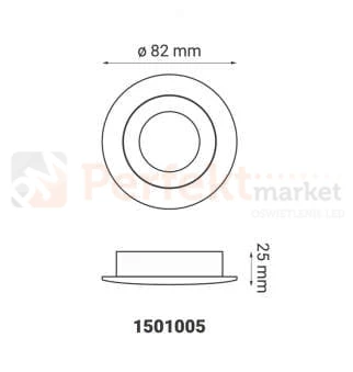 oprawa_halogenowa oprawa_ruchoma okrągła biała wpuszczana oświetlenie_led oprawa_led oświetlenie żarówki_led lampy_sufitowe halogeny_led oprawy_do_łazienki lampa_led crosti teri 1501005 czarna wymiary perfektmarket

