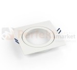 oprawa_halogenowa oprawa_ruchoma kwadratowa biała wpuszczana oświetlenie_led oprawa_led oświetlenie żarówki_led lampy_sufitowe halogeny_led oprawy_do_łazienki lampa_led crosti gavi 14AR111 perfektmarket