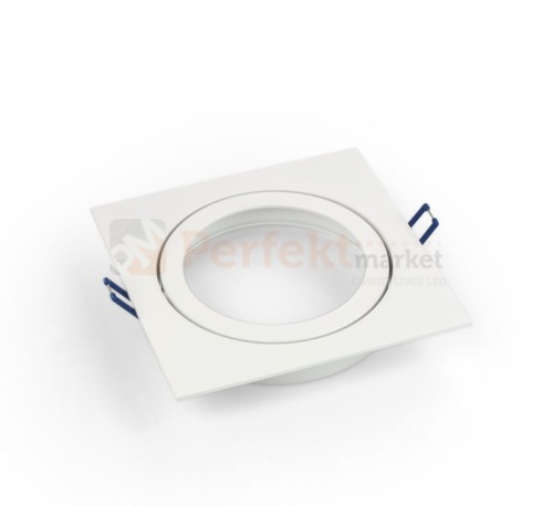 oprawa_halogenowa oprawa_ruchoma kwadratowa biała wpuszczana oświetlenie_led oprawa_led oświetlenie żarówki_led lampy_sufitowe halogeny_led oprawy_do_łazienki lampa_led crosti gavi 14AR111 perfektmarket