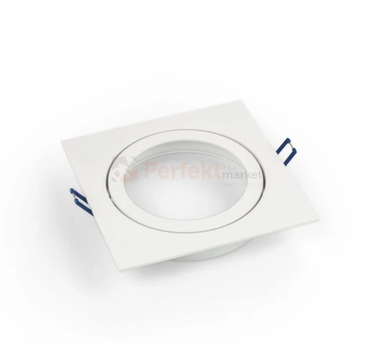 oprawa_halogenowa oprawa_ruchoma kwadratowa biała wpuszczana oświetlenie_led oprawa_led oświetlenie żarówki_led lampy_sufitowe halogeny_led oprawy_do_łazienki lampa_led crosti gavi 14AR111 perfektmarket