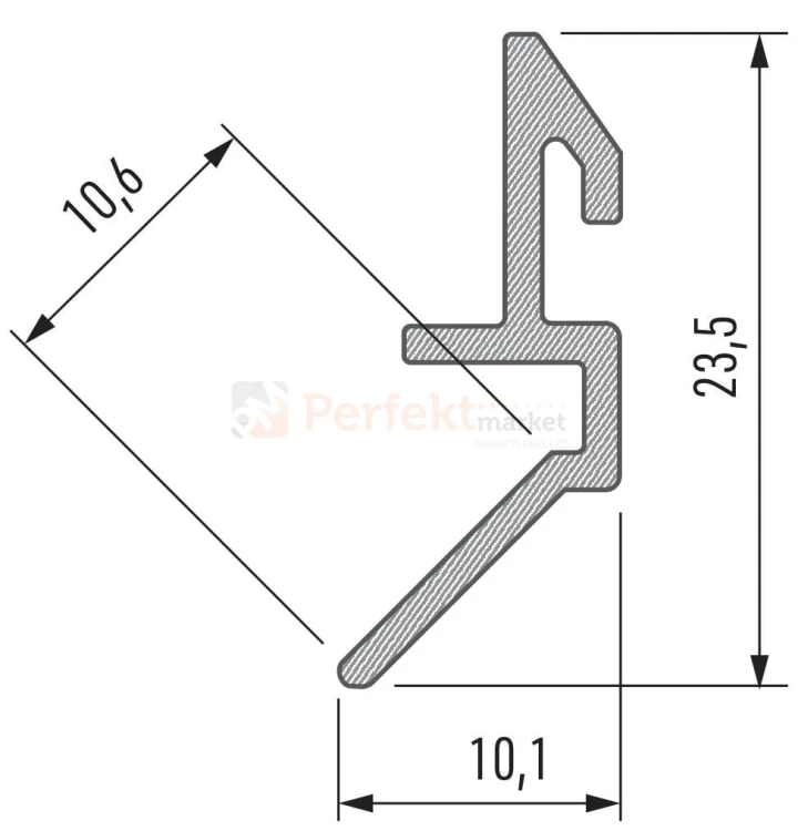 Profil pomocniczy led FARI profil_led aluminiowy tabliczkowy rysunek techniczny wymiary plexi szybowy oświetlenie_led.jpg