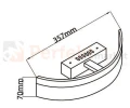 kinkiet_do_salonu lampa_do_salonu biała lampa_led ring 410-oswietlenie_led-led- łuk lampa-kinkiet-wymiary rozmiar perfektmarket.jpg
