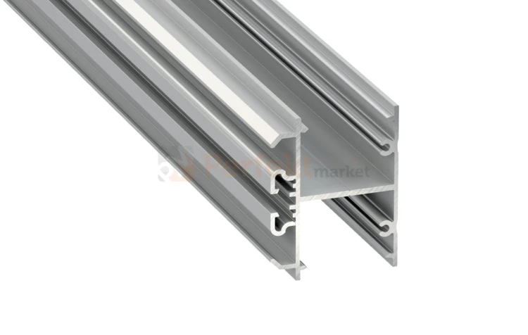 Profil aluminiowy LED Dopio oświetlenie_LED oswetlenie_biurowe biuro srebrny perfektmarket.jpg