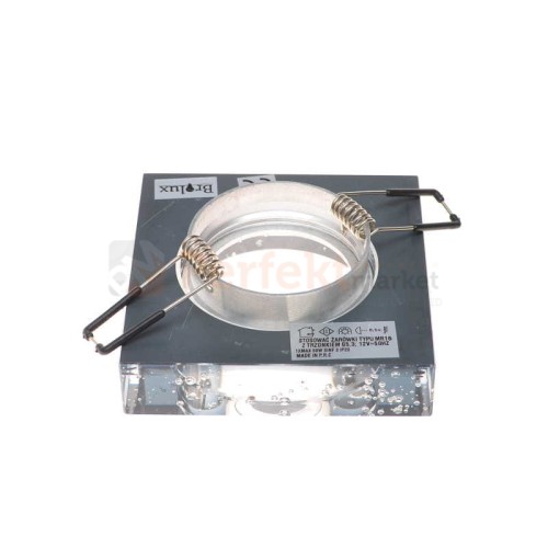 oprawa sufitowa halogenowa szklana grey black glass tył back perfektmarket.jpg