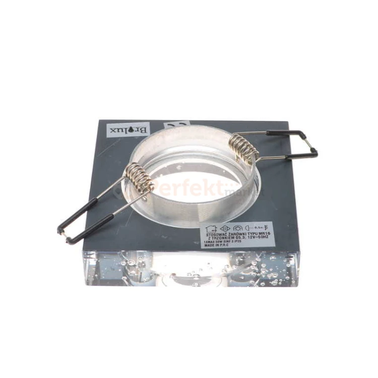 oprawa sufitowa halogenowa szklana grey black glass tył back perfektmarket.jpg