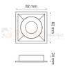 oprawa_halogenowa oprawa_ruchoma kwadratowa biała wpuszczana oświetlenie_led oprawa_led oświetlenie żarówki_led lampy_sufitowe halogeny_led oprawy_do_łazienki lampa_led crosti teri 1501013 wymiary perfektmarket
