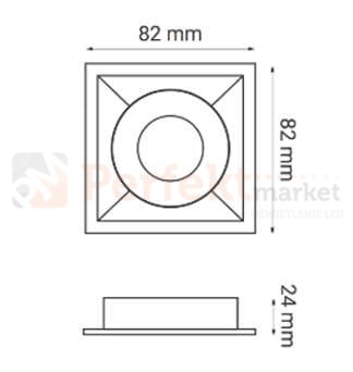 oprawa_halogenowa oprawa_ruchoma kwadratowa biała wpuszczana oświetlenie_led oprawa_led oświetlenie żarówki_led lampy_sufitowe halogeny_led oprawy_do_łazienki lampa_led crosti teri 1501013 wymiary perfektmarket
