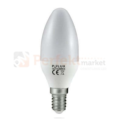 Żarówka LED E14 5,5W SMD świeczka z małym gwintem.