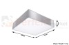 nowoczesna minimalizm perfektmarket design lampa sufitowa kwadratowa plafon LED horus 35 szary wymiary.jpg