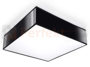 Nowoczesna Kwadratowa Lampa sufitowa Plafon Horus 35 Czarny
