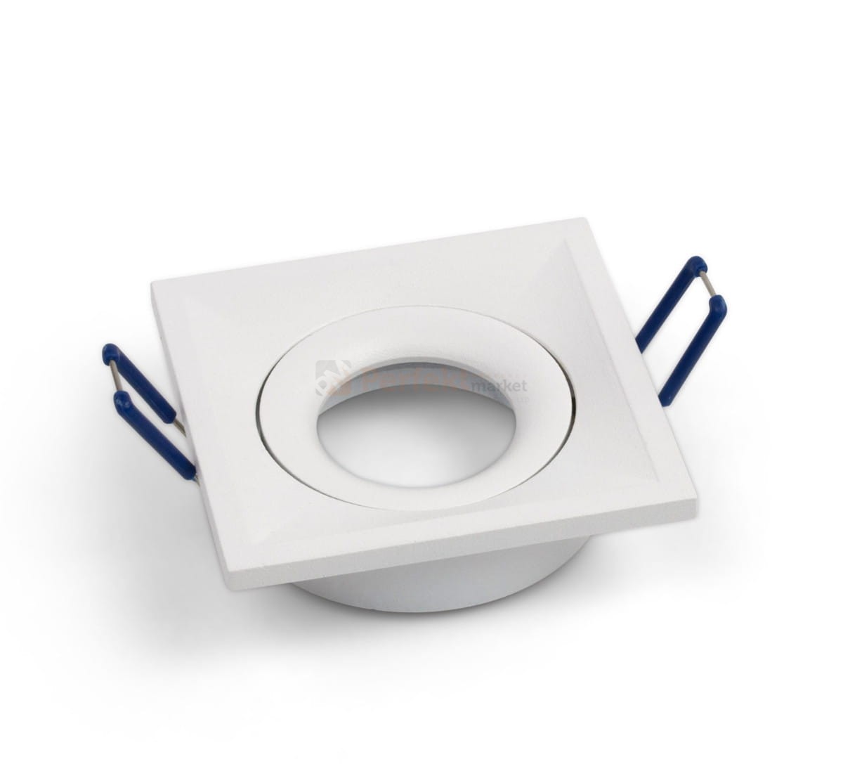 oprawa_halogenowa oprawa_ruchoma kwadratowa biała wpuszczana oświetlenie_led oprawa_led oświetlenie żarówki_led lampy_sufitowe halogeny_led oprawy_do_łazienki lampa_led crosti qubo 1501013 perfektmarket
