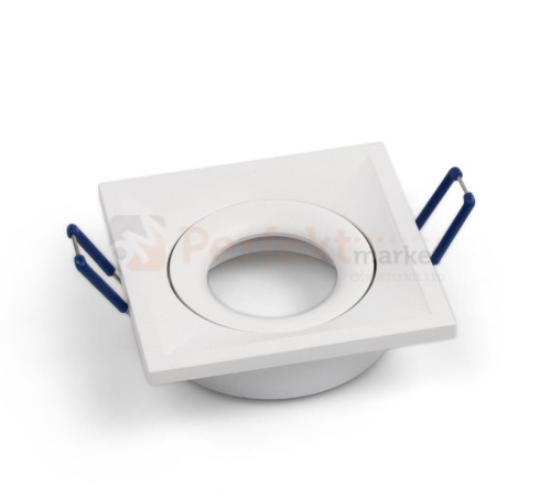 oprawa_halogenowa oprawa_ruchoma kwadratowa biała wpuszczana oświetlenie_led oprawa_led oświetlenie żarówki_led lampy_sufitowe halogeny_led oprawy_do_łazienki lampa_led crosti qubo 1501013 perfektmarket
