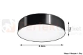 nowoczesna minimalizm perfektmarket design lampa sufitowa plafon LED arena 45 czarny size.jpg