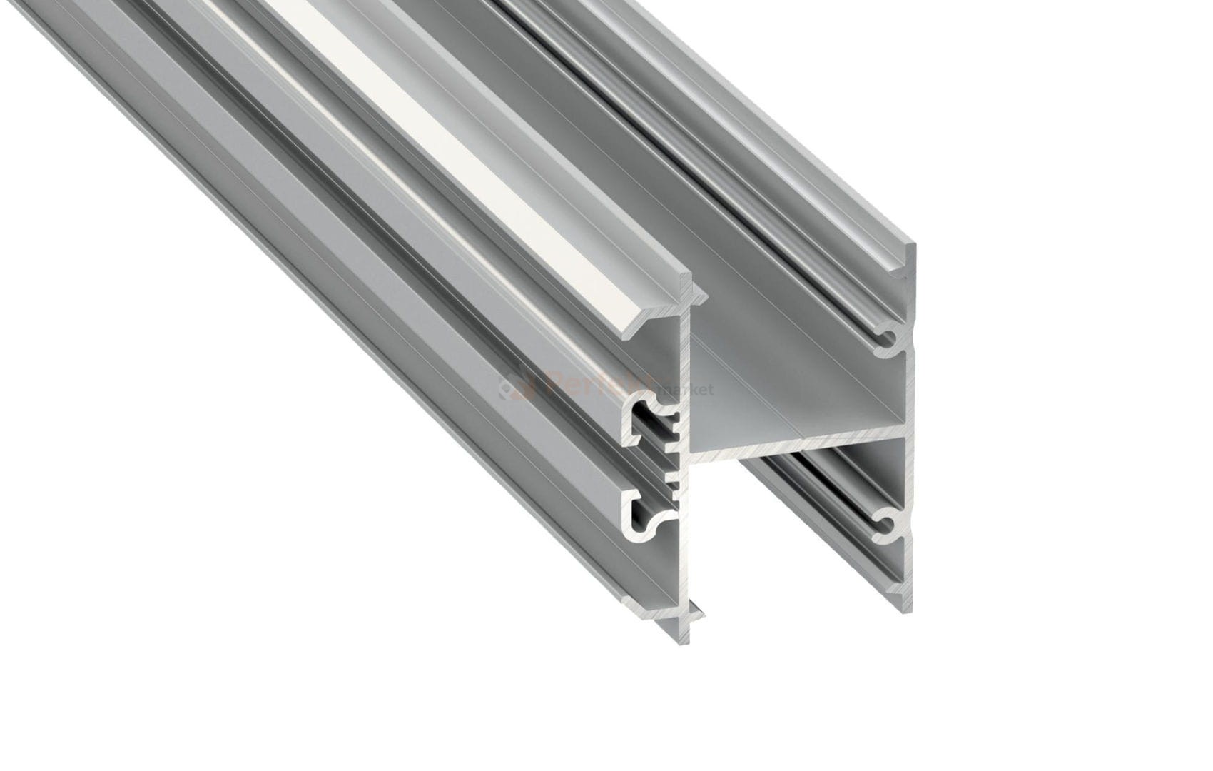 Profil aluminiowy LED Dopio oświetlenie_LED oswetlenie_biurowe biuro srebrny perfektmarket.jpg