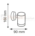 kinkiet lampa elewacyjna Olimp czarny ruchomy 208781 wymiary sklep perfektmarket.jpg