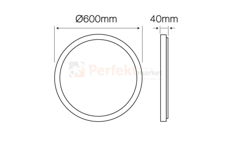 plafon LED duży panel led natynkowy 60 cm 4000K 40W 3200lm wymiary perfektmarket.jpg