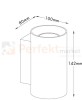 Lampa ścienna led oświetlenie_led kinkiet lampa_scienna biała biały okrągła okrągły rozmiar wymiary sandy round wl white wall 92695 Zuma Line perfektmarket.jpg
