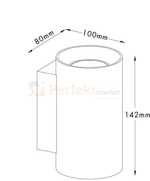Lampa ścienna led oświetlenie_led kinkiet lampa_scienna biała biały okrągła okrągły rozmiar wymiary sandy round wl white wall 92695 Zuma Line perfektmarket.jpg