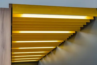 oświetlenie LED w lamelach